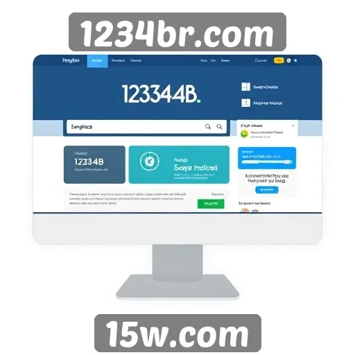 Interface do usuário no site 1234br.com